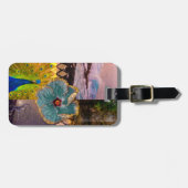 ポイプサンライズカウアイハワイアンコラージュ ラゲッジタグ (正面横)