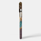 ポイプサンライズカウアイハワイアンピーコックコラージュ Case-Mate iPhoneケース (裏面 / 左)