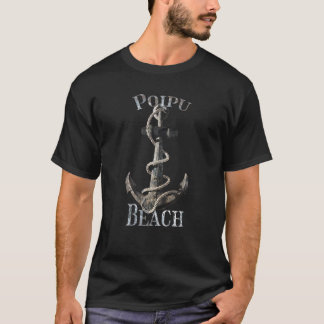 ポイプビーチハワイバケーション航海のいかりサイリン Tシャツ