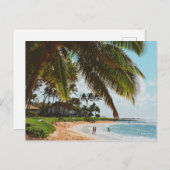 ポイプビーチ – カウアイ島 – ハワイ シーズンポストカード (正面/裏面)