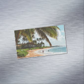 ポイプビーチ – カウアイ島 – ハワイ マグネット名刺 (インサイチュ)