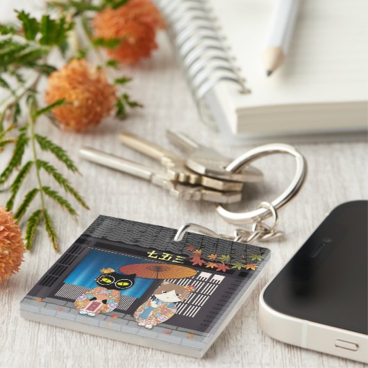 ポイルーナズ7-5-3お祝いアクリル キーホルダー (正面右)