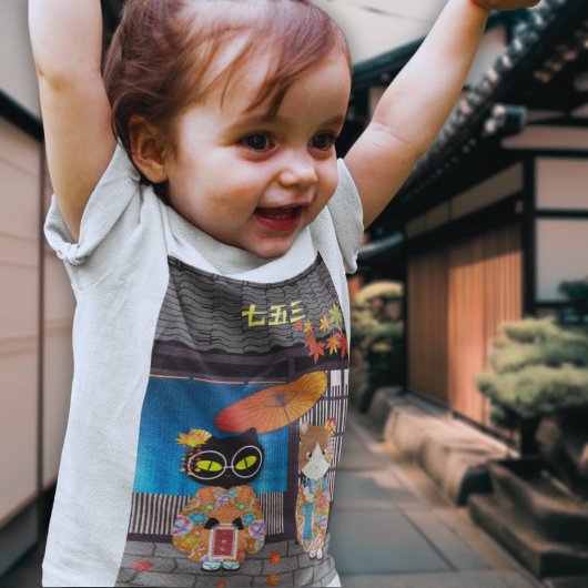 ポイルーナ7-5-3お祝い ベビーTシャツ