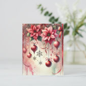 ポインお洒落セチアクリスマスオーナメントスクラップブック (スタンド正面)