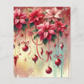 ポインお洒落セチアクリスマスオーナメントスクラップブック (裏面)