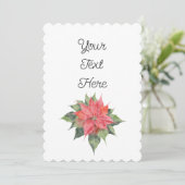 ポインかわいらしセチア招待状カード (スタンド正面)