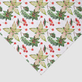 ポインエレガントセチアとベリー 薄葉紙 (詳細)