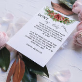 ポインエレガントセチアフローラはベビーゲームカードと言わない ノートカード