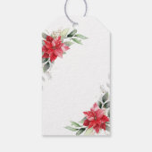 ポインエレガントセチアフローラブライダルシャワーありがとう ギフトタグ (裏面)