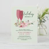 ポインエレガントセティアホリデーブランチ招待状 招待状 (スタンド正面)