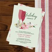 ポインエレガントセティアホリデーブランチ招待状 招待状