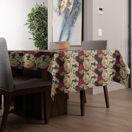 ポインカラフルセティアスパターンホリデイ テーブルクロス