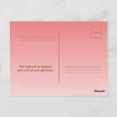 ポインシ王室のアナ ポストカード (裏面)