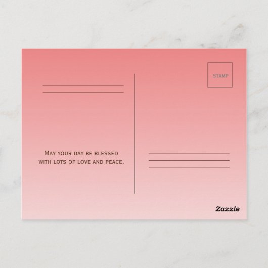 ポインシ王室のアナ ポストカード (裏面)