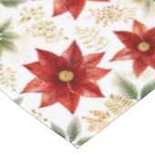 ポインスタイリッシュセチアフローラフラワークリスマス テーブルクロス (アングル)