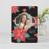 ポインセはっきりしたティアフォトホリデーカード シーズンカード (スタンド正面)