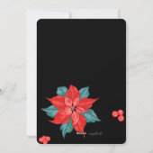 ポインセはっきりしたティアフォトホリデーカード シーズンカード (裏面)