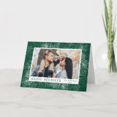 ポインセエレガントチアスとピネコーングリーン2写真 シーズンカード (正面)