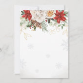 ポインセエレガントッティアカンパニーホリデーパーティー 招待状 (裏面)