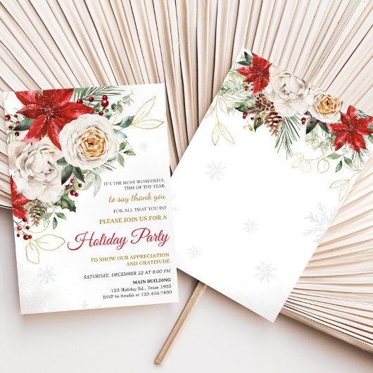 ポインセエレガントッティアカンパニーホリデーパーティー 招待状