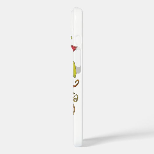 ポインセチアさんとのキュートなクリスマスシーズンのご挨拶 Case-Mate iPhoneケース (裏面 / 左)