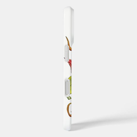 ポインセチアさんとのキュートなクリスマスシーズンのご挨拶 Case-Mate iPhoneケース (裏面 / 右)