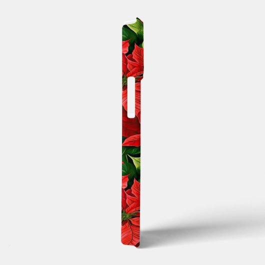 ポインセチアとホリー離れの Case-Mate iPhoneケース (裏面 / 右)