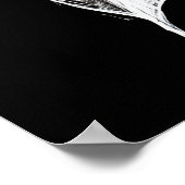 ポインセチアのウォールアート ポスター (角)