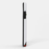 ポインセチアのシカの白 Case-Mate iPhoneケース (裏面/右)