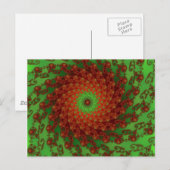 ポインセチアのポストカード ポストカード (正面/裏面)