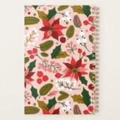 ポインセチアの冬の休日 プランナー手帳 (裏面)