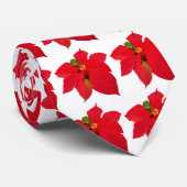 ポインセチアの夜会服 ネクタイ (ロール)