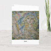 ポインセチアの天使。、メリークリスマス シーズンカード (裏面)