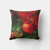 ポインセチアの美しいの装飾用クッション クッション (裏面)