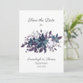 ポインセチアの花のSave the Date | ムーディーブルー セーブザデート (スタンド正面)