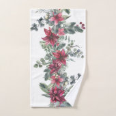 ポインセチアス バスタオルセット (ハンドタオル)