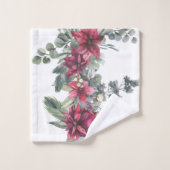 ポインセチアス バスタオルセット (ウォッシュタオル)