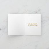 ポインセチアス,12月クリスマス誕生日 シーズンカード (内部)