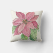 ポインセチアデザインオン装飾用クッション クッション (裏面)