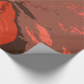 ポインセチアデザイン ラッピングペーパー (角)