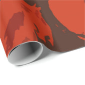 ポインセチアデザイン ラッピングペーパー (ロールコーナー)