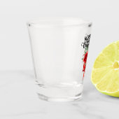 ポインセチアバラクリスマスフラワーブーケ ショットグラス (左)