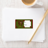 ポインセチアフェイリークリスマスプレゼントラベルラベル ラベル (インサイチュ)