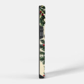 ポインセチアフローラクリスマスパターン(15) iPhoneケース (右側面)