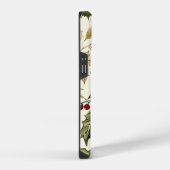 ポインセチアフローラクリスマスパターン(17) iPhoneケース (右側面)