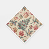 ポインセチアフローラクリスマスパターン(2) スタンダードランチョンナプキン (角)