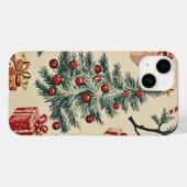 ポインセチアフローラクリスマスパターン(2) Case-Mate iPhoneケース (裏面 (横))