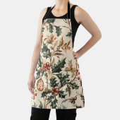 ポインセチアフローラクリスマスパターン(3) エプロン (インサイチュ)