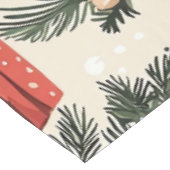 ポインセチアフローラクリスマスパターン(4) テーブルクロス (アングル)