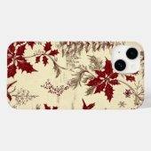 ポインセチアフローラクリスマスパターン(8) Case-Mate iPhoneケース (裏面 (横))